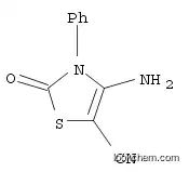 Molecular Structure of 111698-78-3 (5-Thiazolecarbonitrile, 4-amino-2,3-dihydro-2-oxo-3-phenyl-)